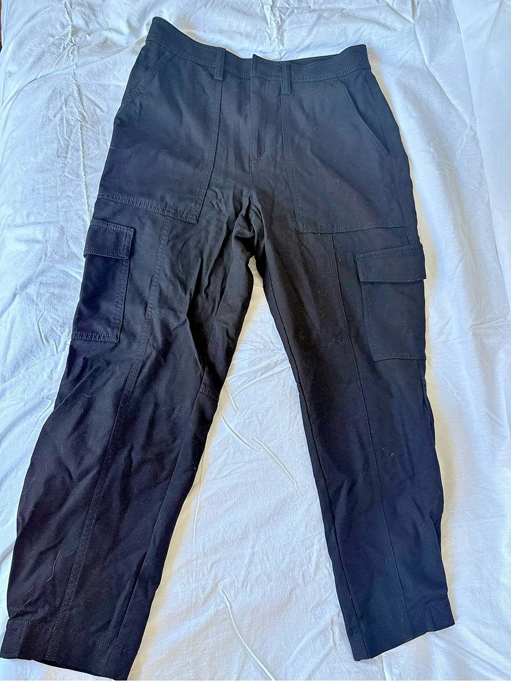 Banana Republic Black Cargo Pants Size 4 Like New